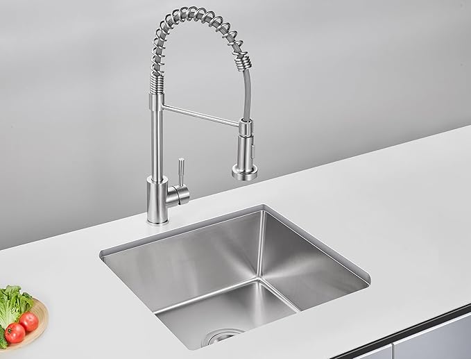 18 Inch Undermount Kitchen Sink Brushed, 18 Gauge T-304 Stainless Steel - Image 7