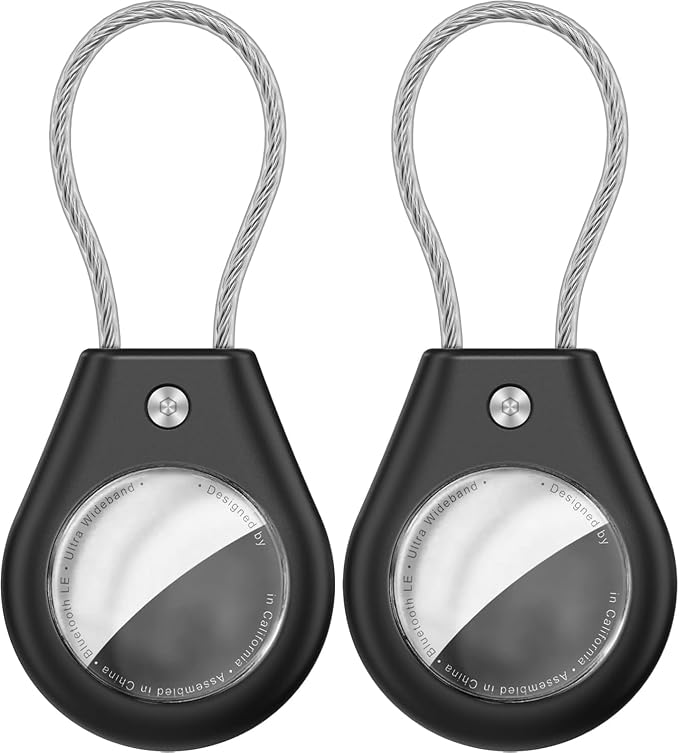 2 Pack Airtag Holder, Waterproof AirTag Case by Ljusmicker