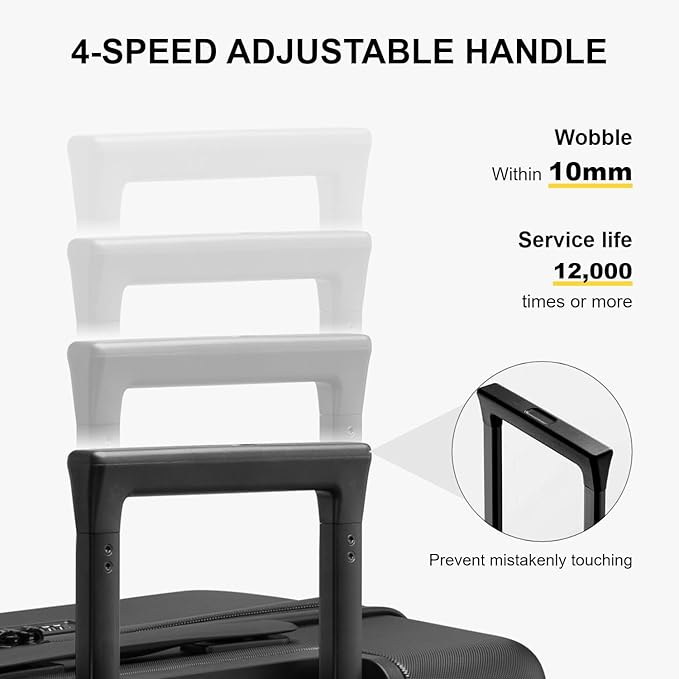 LEVEL8 Carry on Luggage Airline Approved, Small Carry on Suitcases - Image 8