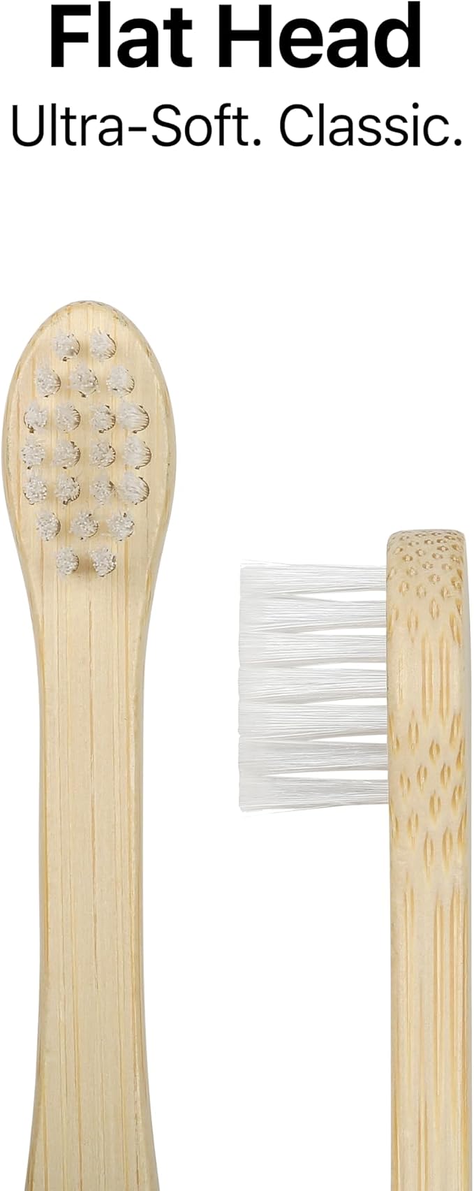 Sea Turtle Plant-Based Bristles, Ultra-Soft Bamboo Toothbrushes, Natural - Image 4