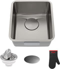 KRAUS Dex 17-Inch Undermount Single Bowl TRU16 Gauge Stainless Steel Kitchen by KRAUS