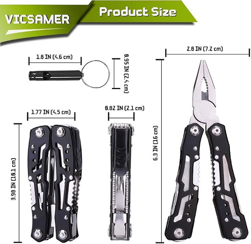 14 in 1 Multitool Pliers Gives One Whistle as a Gift, Professional Pocket - Image 2