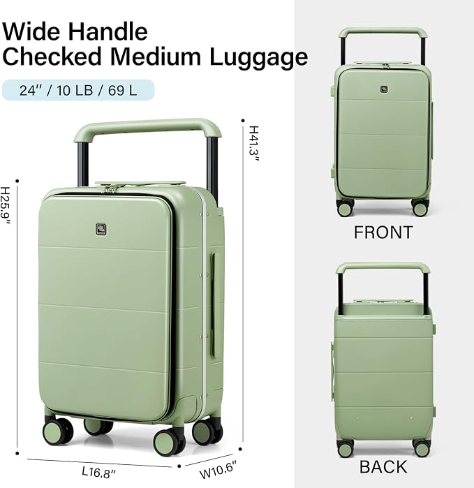 Hanke Top Opening 24 Inch Luggage - Image 7
