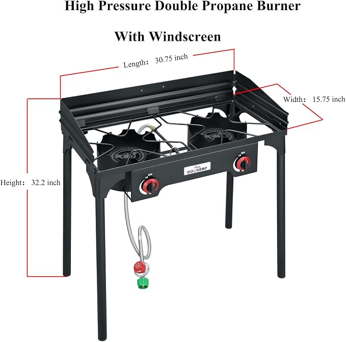 High Pressure Double Propane Burner - Image 2