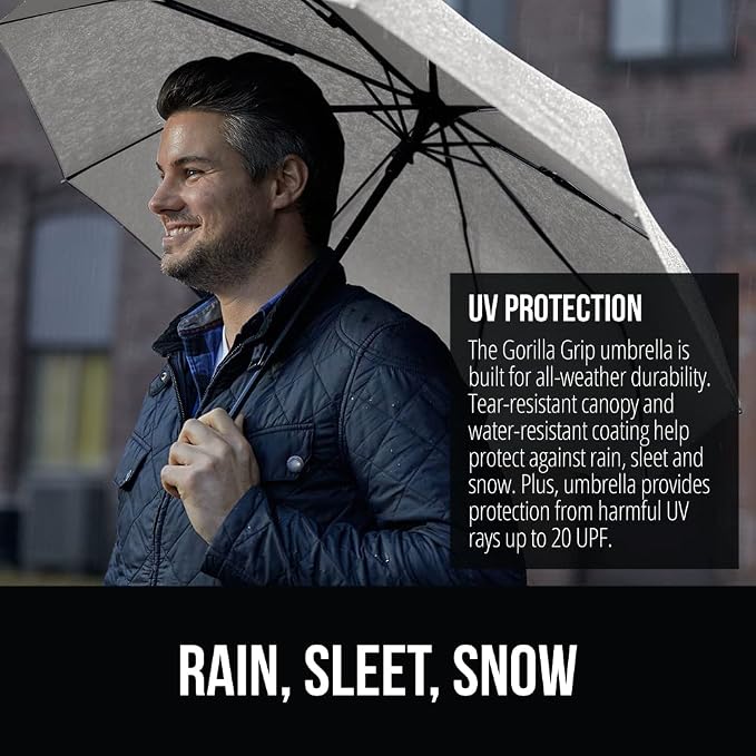 GORILLA GRIP Strong Stick Umbrella - Image 3