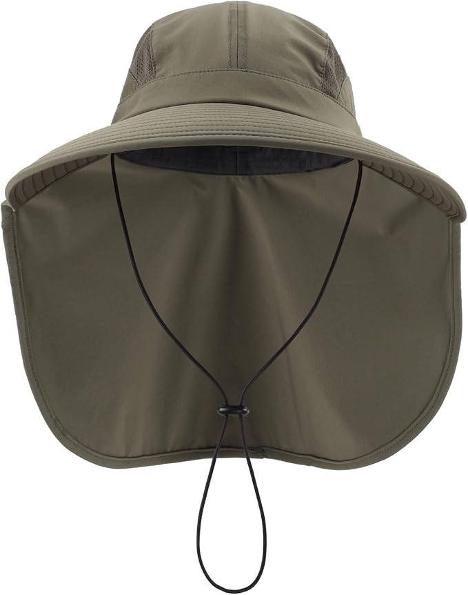Home Prefer UPF 50+ Sun Hats for Men Women Wide Brim Fishing Hat - Image 2