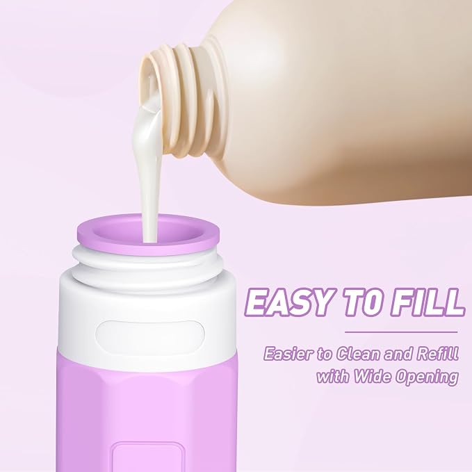 Redfly Travel Bottles for Toiletries, 3oz Tsa Approved Travel Size Containers - Image 2