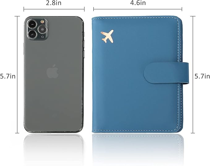 Melsbrinna Premium Leather Passport Holder Covers Case, Waterproof Rfid - Image 6