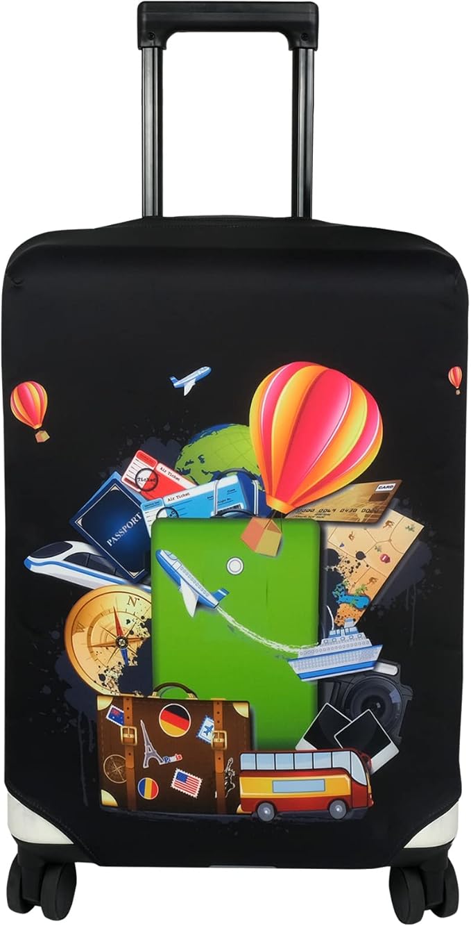 Explore Land Luggage Cover Suitcase Protector Fits 18-22 Inch Case by ExploreLand