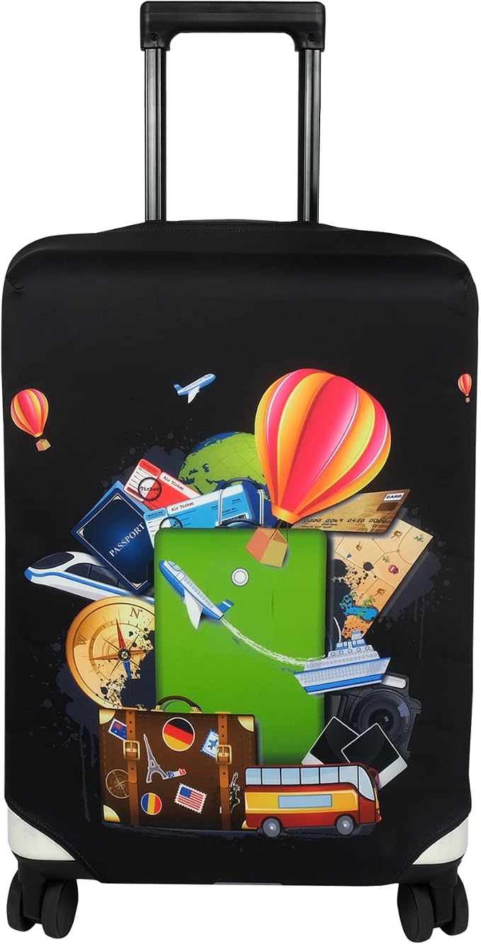 Explore Land Luggage Cover Suitcase Protector Fits 27-30 Inch Case by ExploreLand