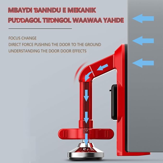 Portable Alarm Door Stopper, Portable Lock - Image 5
