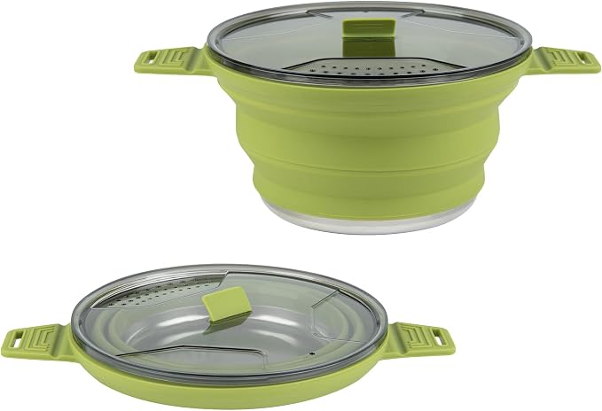 Restaurantware-Hi Tek 2.5 Liter Collapsible Camping Pot, 1 Portable Cook Pot - by Restaurantware