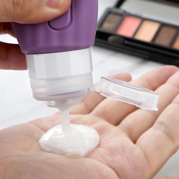 Travel Bottles for Toiletries, TSA Approved, Silicone Travel Bottles, BPA Free - Image 4