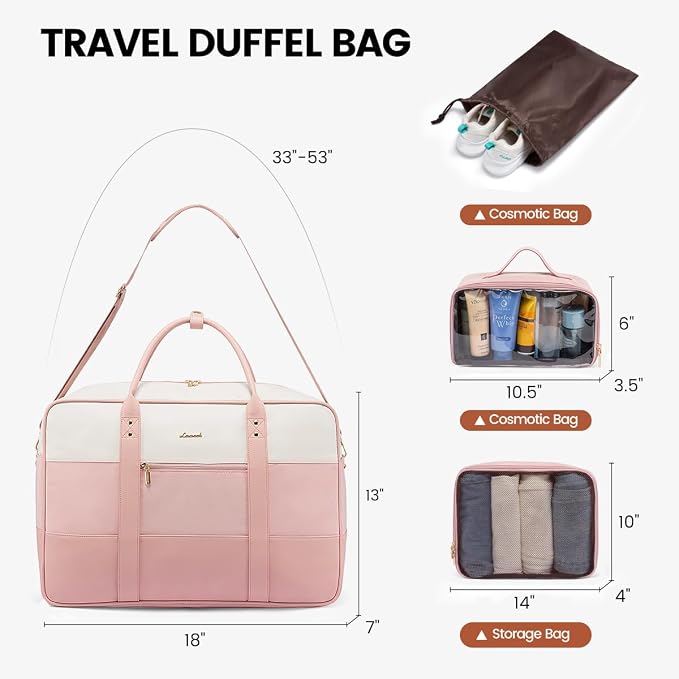 LOVEVOOK Weekender Travel Duffel Bag - Image 2