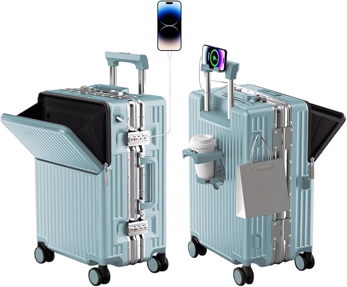 Hard Shell Luggage 28 Inch Travel Luggage, Carry-On Luggage Spinner TSA by cycyCarry
