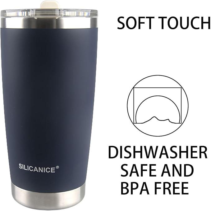 Soft Blue 100% Leak Proof 20 oz Tumbler - Image 9