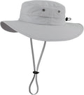 Home Prefer UPF50+ Mens Sun Hat Wide Brim Fishing Hat Sun Protection Beach by HomePreferHatsCaps