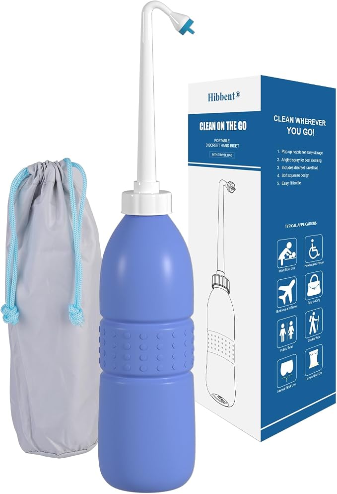 Hibbent Portable Bidet Sprayer and Travel Bidet by Hibbent