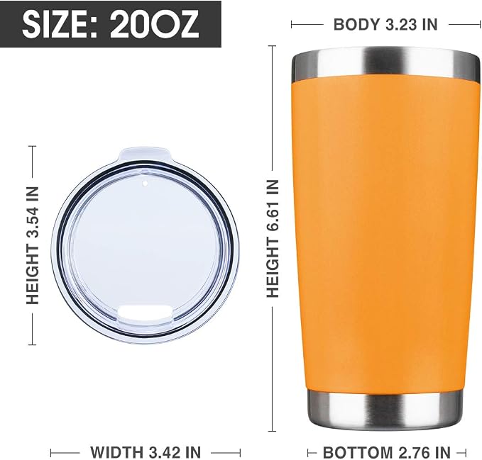 20oz Tumbler Bulk Stainless Steel Vacuum Insulated Tumblers - Image 2
