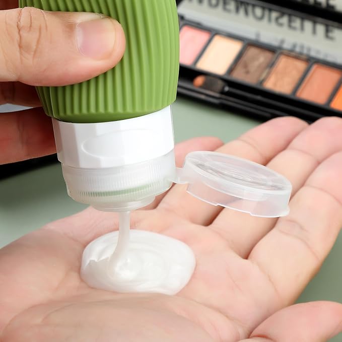 Travel Bottles for Toiletries, Tsa Approved 2oz Travel Bottles, BPA Free Leak - Image 4