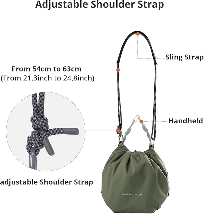 PGYTECH OneGo Drawstring Small Camera Bag, Soft Cute Camera Pouch Handbag - Image 6