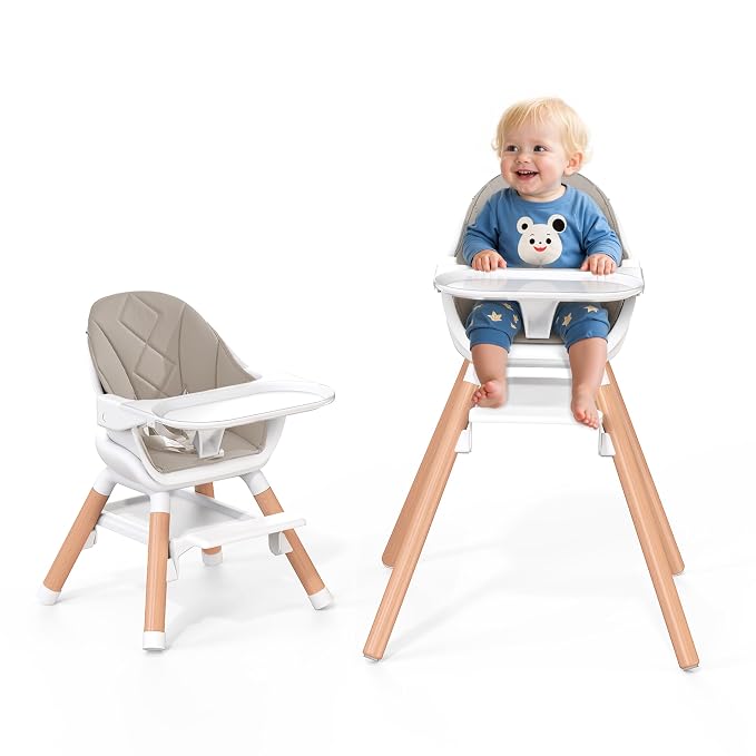 Baby High Chair, Highchair for Baby & Toddler, Easy Clean Infant Highchair - Image 3