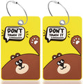 2PCS 2303 Bright Silicone Luggage tag by SIVEUMIL