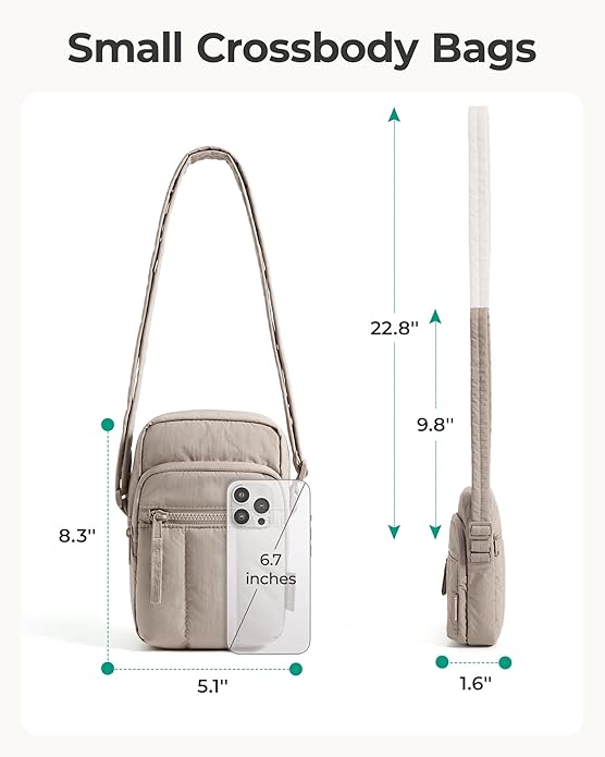 BAGSMART Small Crossbody Bags for Women, Cell Phone Crossbody Purse for Women - Image 2