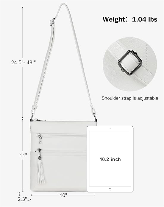 MASINTOR Crossbody Purses for Women, Adjustable Strap Shoulder Bag - Image 4