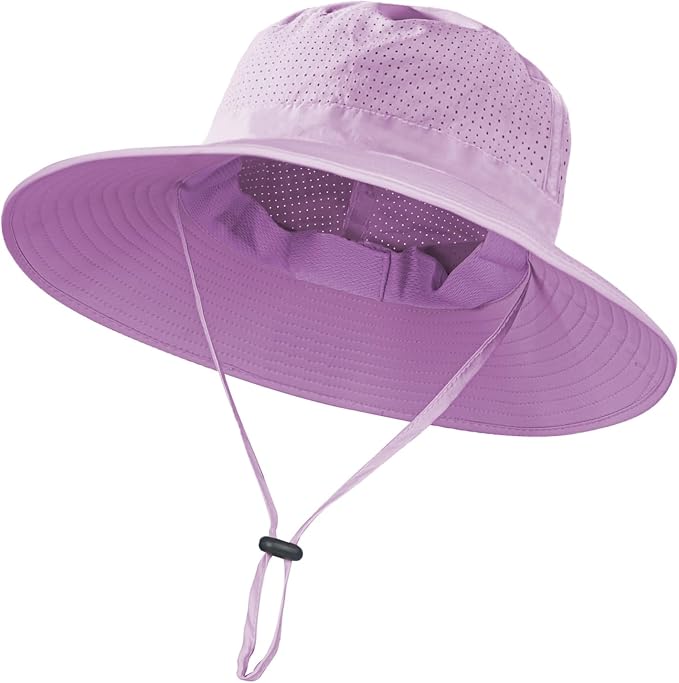 Rosoz Sun Hat for Men Women Boonie Bucket Hat Wide Brim Breathable Cooling - Image 2