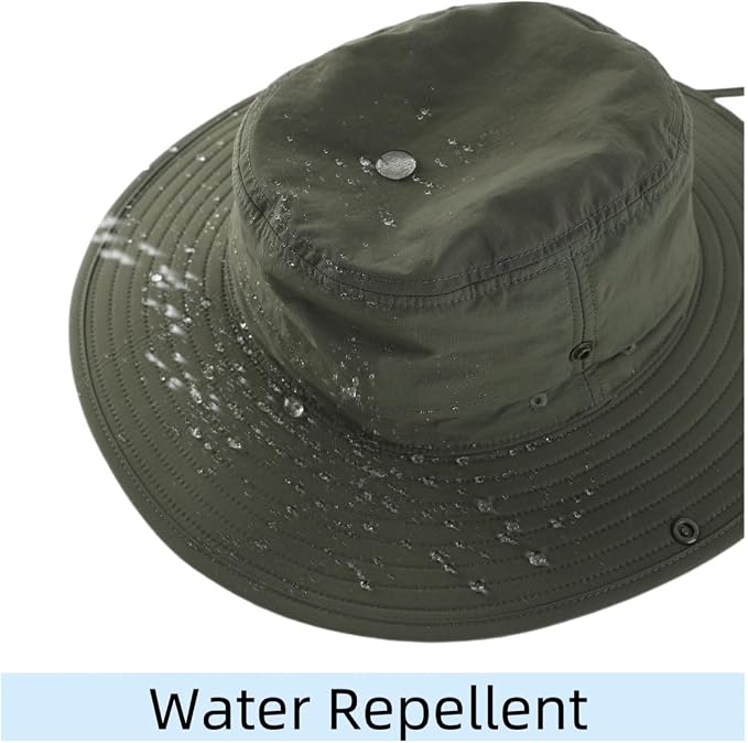 Connectyle Sun Hat for Men Women Outdoor UV Protection Safari Hat for Fishing - Image 4