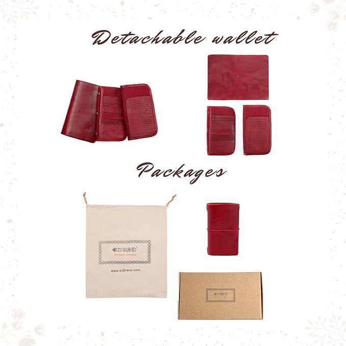 Genuine Leather Nomad Organizer Travel Wallet | Women's Wallet Clutch Passport - Image 5