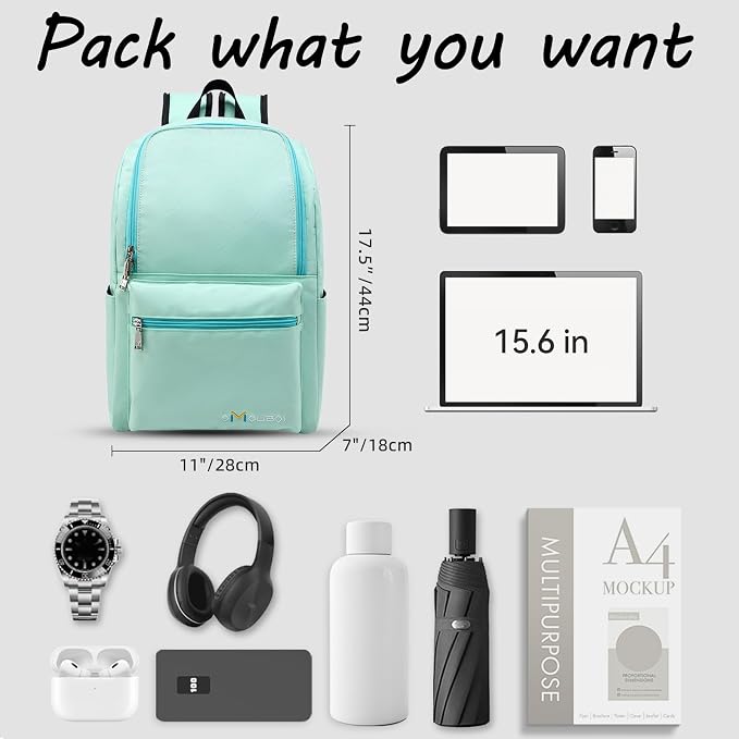OMOUBOI Casual Daypacks Superbreak Backpack 14 inch Laptop Backpack - Image 6