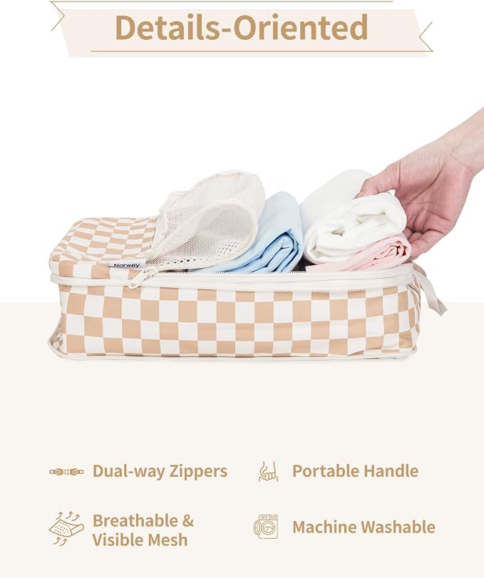 Narwey 6 Set Compression Packing Cubes - Image 6