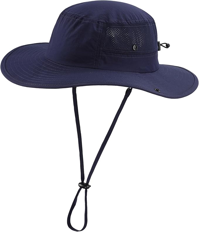 Home Prefer UPF50+ Mens Sun Hat Wide Brim Womens UV Protection Beach Bucket Hat by HomePreferHatsCaps