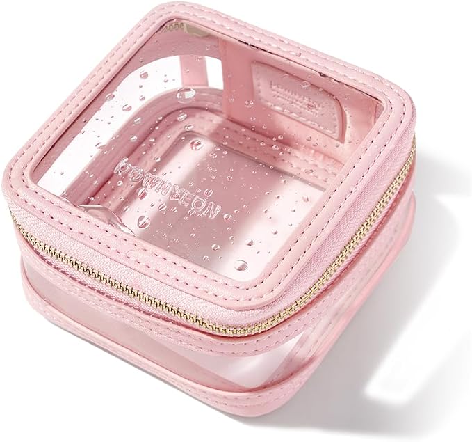 ROWNYEON Clear Makeup Case Toiletry Bag Multipurpose Travel Makeup Train Case by CAMDEEZ