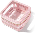 ROWNYEON Clear Makeup Case Toiletry Bag Multipurpose Travel Makeup Train Case by CAMDEEZ