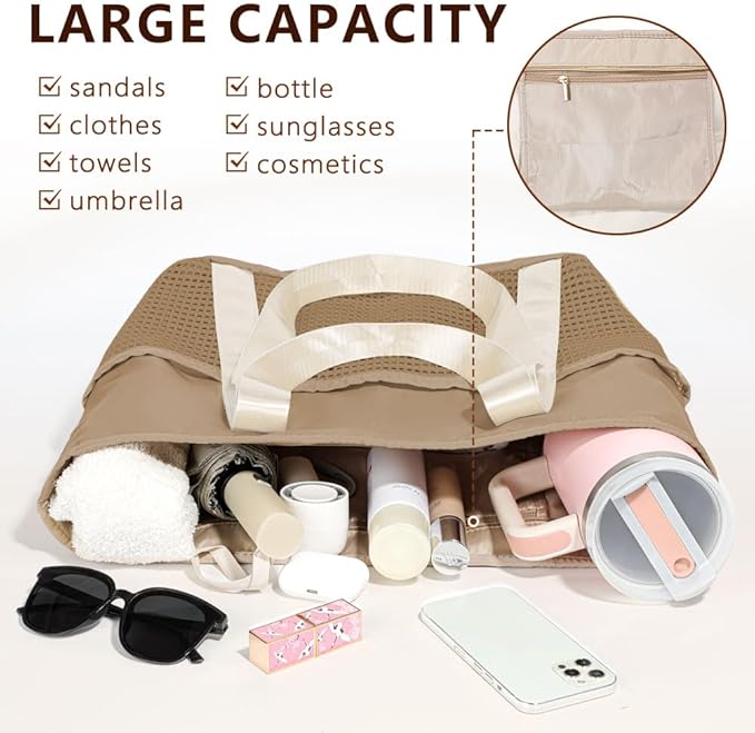 Waterproof Sandproof Beach Bag - Image 4