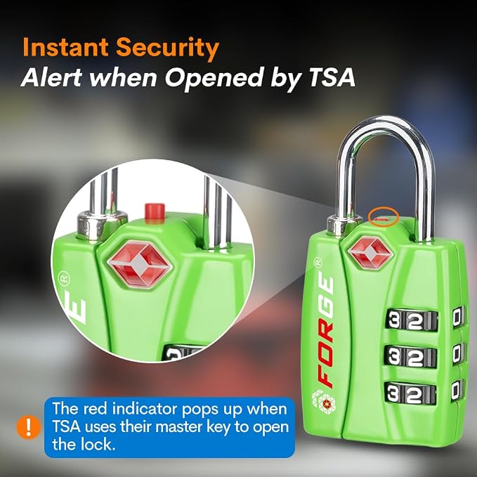 Forge TSA Luggage Combination Lock - Image 3