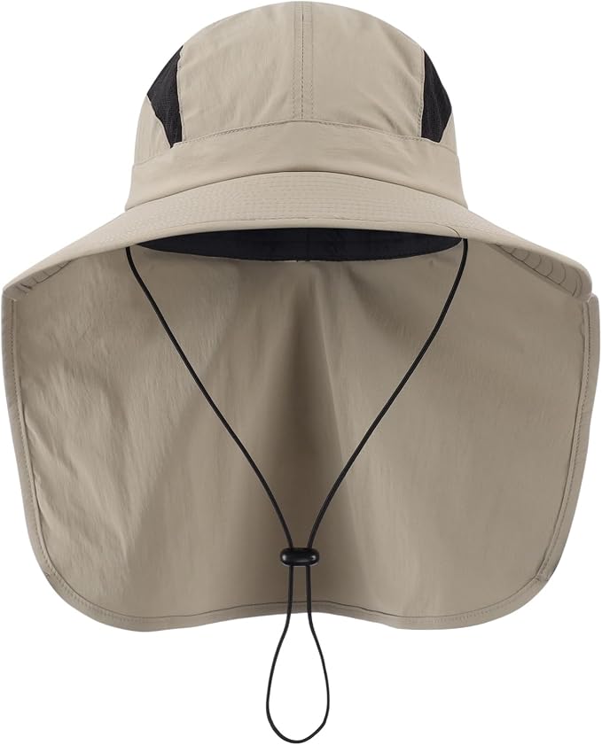 Home Prefer UPF 50+ Sun Hats for Men Women Wide Brim Fishing Hat - Image 3