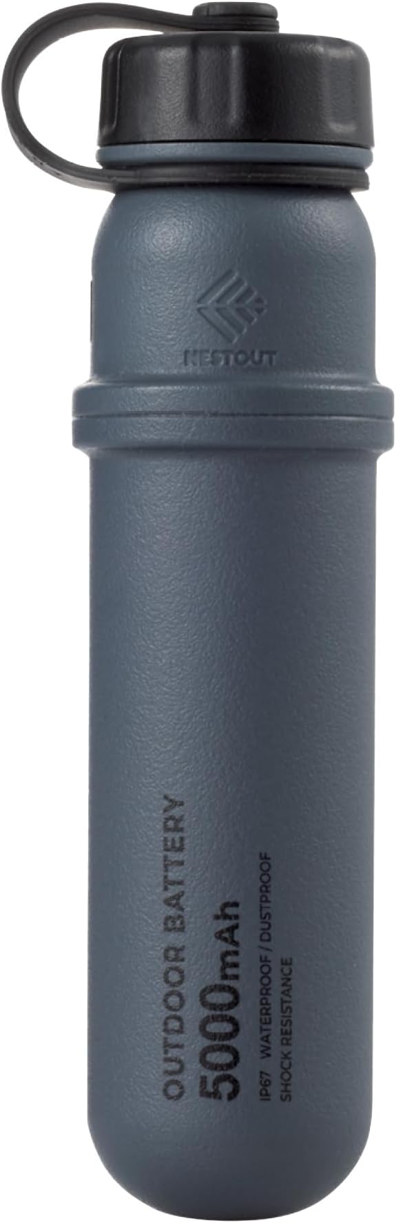 NESTOUT Portable Charger, 5000mAh Outdoor Battery Power Bank, 15W USB-C Fast by ELECOM
