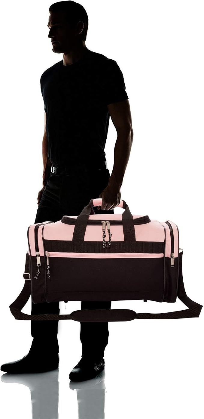 DALIX 17" Blank Duffle Bag Duffel Bag Travel Size Sports Durable Gym Bag - Image 7