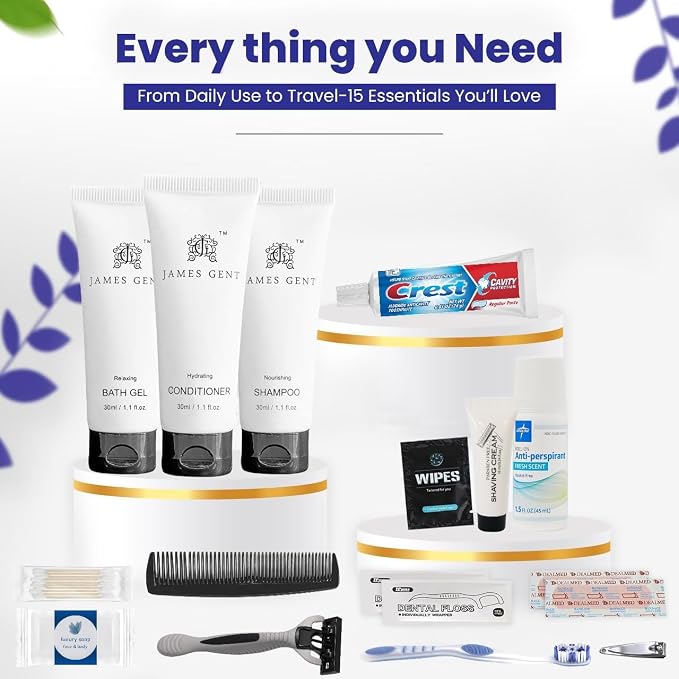 Trektote Travel Toiletry Kit For Men And Women – 20 Piece Set of Travel Size - Image 2