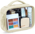 BAGSMART Clear TSA-Approved Toiletry Bag, Puffy Edges Travel Makeup Bag by BAGSMART