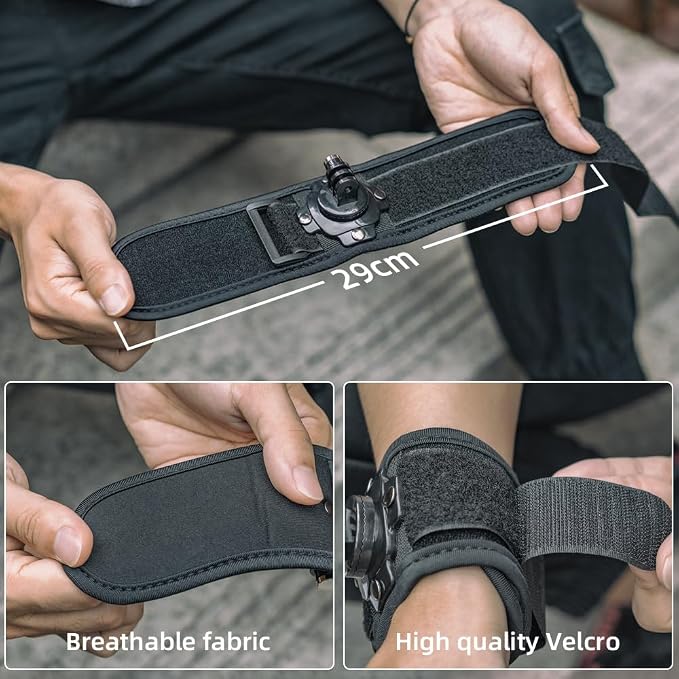 SUREWO Wrist Strap Mount with Quick Release Adapter Compatible with GoPro Hero - Image 5