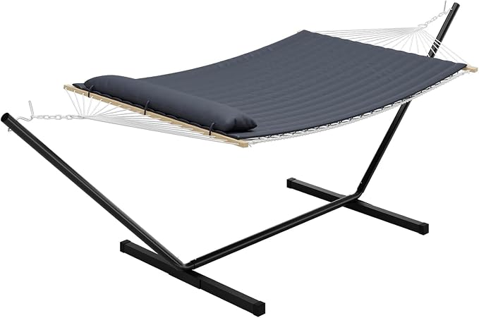 Hammock with Stand for Outside, 2 Person Portable Hammock with Breathable by Unknown