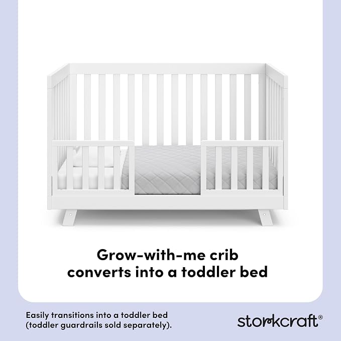 Storkcraft Beckett Convertible Crib – Converts from Baby Crib to Toddler Bed - Image 5