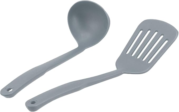 Amazon Basics Aluminum 12-Piece Cookware Set, Pans and Utensils - Image 5