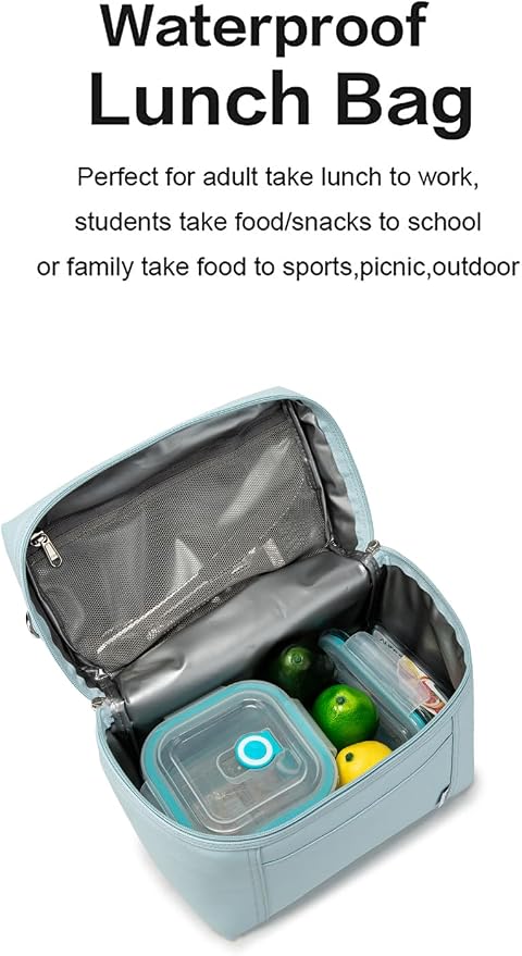 NOL Natural Organic Lifestyle Insulated Lunch Bags - Image 7