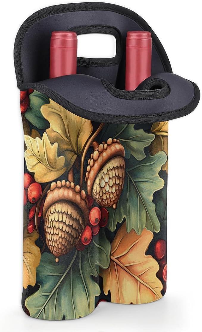 Neoprene Wine Tote, Bottle Carrier Gag Insulating Neoprene Thicker, Insulated - Image 4